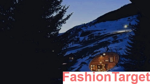 Дом в горе в Швейцарии (Архитектура, Интерьер)