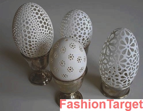 Ажурные пасхальные яйца (Пасхальные яйца, Яйца, Своими руками)