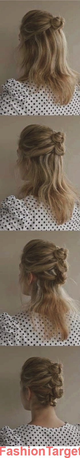 Крутим волосы в узелки (twisty hair, узел, Стрижки и прически)