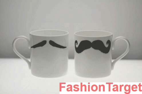 Усатые чашки Moustache Mugs от Peter Bruegge (mugs, peter bruegger, усы, чашки, Все остальное)