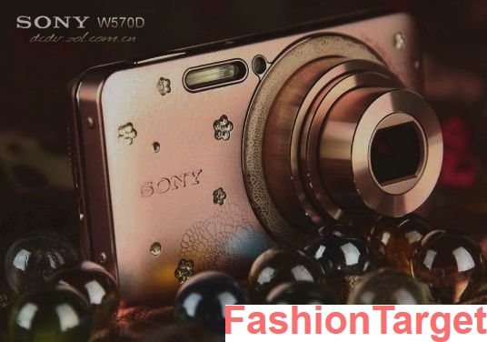 Стильная женская фотокамера Sony W570D (2.7-дюймовый, sony, w570d, женская, ЖК-дисплей, Стильная, фотоаппараты, фотокамера, vogueon.ru, Аксессуары, Все остальное, Всякое, Мода и стиль)