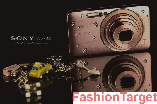 Стильная женская фотокамера Sony W570D (2.7-дюймовый, sony, w570d, женская, ЖК-дисплей, Стильная, фотоаппараты, фотокамера, vogueon.ru, Аксессуары, Все остальное, Всякое, Мода и стиль)