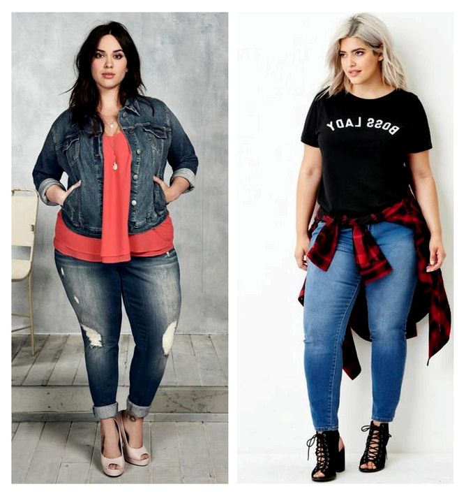 Как выбрать джинсы для пышной женщинывыбрать